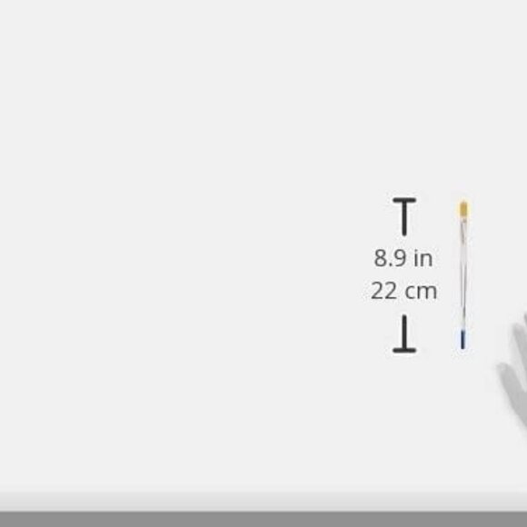 Soft Grip Gold Synthetic Filbert Comb - Picture 3 of 3